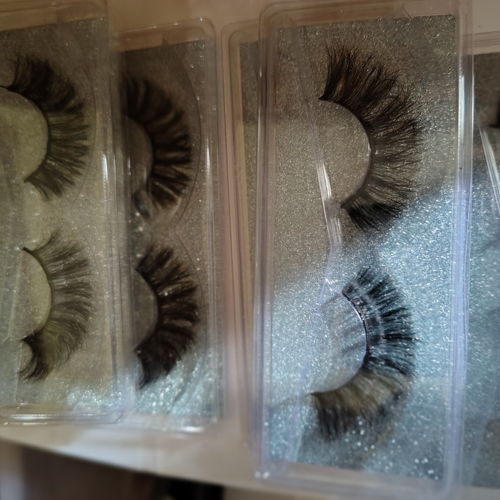 6 New Sets Dramatic Black False Eyelashes New